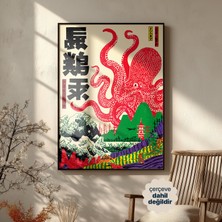Persona Istanbul Artificial Collection "Kaiju'nun Uyanışı" - Sürreal Japon Posteri (Çerçevesiz)