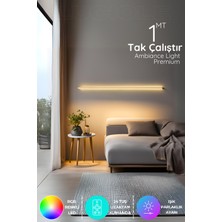 Normadia Rgb Tak Çalıştır LED Strip Tube, Kumandalı, Modern ve Şık Aydınlatma