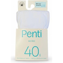 Penti Micro 40 Dayanıklı Külotlu Çorap