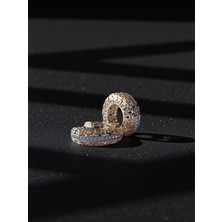 Solène Stella Zirkon Taşlı Rose Gold Çelik Küpe