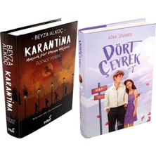İndigo Kitap Dört Çeyrek 2 Ciltli ve Karantina 3 Ciltli Beyza Alkoç 2li Set