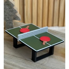 Nana Art 1:50 Ölçek Minyatür Masa Tenisi Masası – Diorama & Maket Aksesuarı