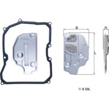 Mahle Mllzngzr Otomatik Şanzuman Filtresi Golf 03-08 -Jetta 06-10 -Polo 06-09 -Touran 03-07 -A3 03-12