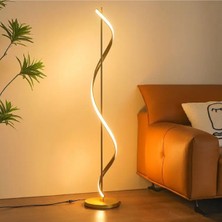 Normadia Şık LED Lambader Gold 3 Renk Panama 120 Cm, Modern ve Şık Tasarım