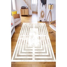 Rovigo Home Yıkanabilir, Baskılı, Kaymaz Taban Salon, Mutfak, Yatak Odası Halı ve Yolluk R-LNA0065