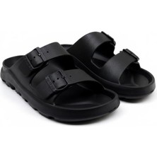 Akınalbella Erkek Çift Tokalı Anatomik Günlük Hafif Taban Terlik - Islak Zemin & Plaj Terliği