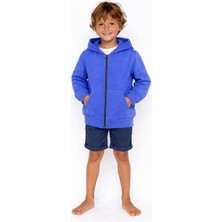 Coupon Çocuk Kapüşonlu Fermuarlı Sweatshirt