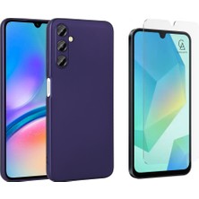 Wowacs Samsung Galaxy A17 ile Uyumlu Kılıf Soft Yumuşak Telefon Kılıfı ve Temperli Cam Ekran Koruyucu