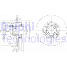 Delphi Mllzngzr Arka Fren Aynasi Renault Trafic Ii 01 06 Opel Vivaro 01 06 280X12X5DELİK