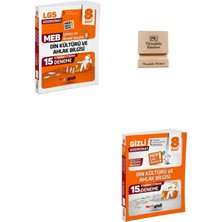 Gizli Yayınları Gizli Lgs 8. Sınıf Koordinat Din Kültürü ve Ahlak Bilgisi 15'erli Deneme + Telefon Standı