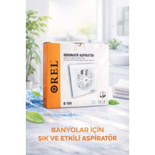 Orel Dekoratif Banyo Aspiratörü 150'LİK