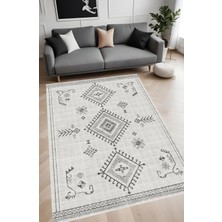 Rovigo Home Yıkanabilir, Baskılı, Kaymaz Taban Salon, Mutfak, Yatak Odası Halı ve Yolluk R-LNA0056