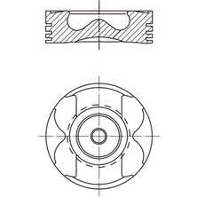 Mahle Mllzngzr Piston Segman 0.50 83.50MM Mercedes OM651 W176 W246 W204 C218 X204 W212 W447 W639 B906 B907 B910