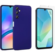 Wowacs Samsung Galaxy A17 ile Uyumlu Kılıf Soft Yumuşak Telefon Kılıfı ve Temperli Cam Ekran Koruyucu