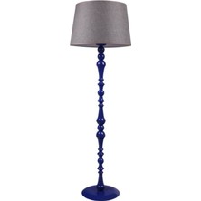 Normadia Modern Mavi ve Gri Lambader, Şapka Detaylı, Şık ve Fonksiyonel Aydınlatma