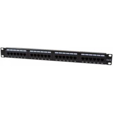 Uranium P24UTP PP-UC6-2524 Cat6 24 Port Dolu Patch Panel