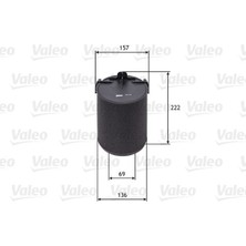 Valeo Mllzngzr Hava Filtresi Golf-Caddy Iii-Passat-Jetta Iii-Touran-Toledo Iii-Octavia-Leon1.2tsi-1.4tsi-1.6-2.0fsi