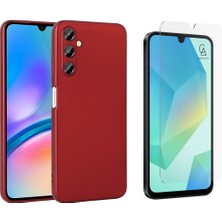 Wowacs Samsung Galaxy A17 ile Uyumlu Kılıf Soft Yumuşak Telefon Kılıfı ve Temperli Cam Ekran Koruyucu