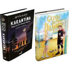 İndigo Kitap Çizgi Ihlali Ciltli ve Karantina 5 Ciltli Beyza Alkoç 2li Set