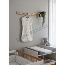 İloya Naturel %100 Organik Pamuk Bebek Kundak Uyku Tulumu | Yenidoğan 0-3 Ay