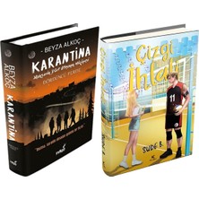 İndigo Kitap Çizgi Ihlali Ciltli ve Karantina 4 Ciltli Beyza Alkoç 2li Set