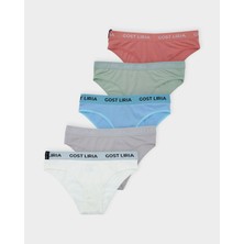 GOST LİRİA Full Moon Slip Külot 5 Li Paket - Çok Renkli