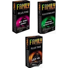 Family 3’lü Prezervatif Seti | Güvenli Koruma, Ultra Ince Yapı, Doğal His, Maksimum Konfor ve Hassasiyet