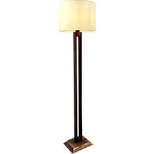 Normadia El Yapımı Ahşap Şık Lambader, Modern ve Sıcak Aydınlatma Için Ideal