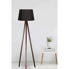 Normadia Şık Siyah Tripod Lambader, Modern Dekorasyon Için Harika Bir Seçim