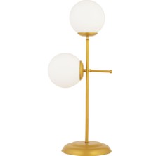 Normadia Şık Gold Camlı Abajur 2’li Set, Estetik ve Işıklandırma Keyfi