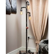 Normadia Şık ve Modern Salon Aydınlatma Lambaderi, Zarif Tasarım ve Kaliteli Malzeme