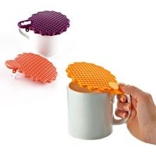 EkoAlışverişDünyam Kupa Kapağı Bardak Kapağı Mandallı Açılır Kapanır Kapak