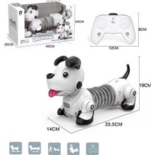 Nessi World GL-777-603 Uzaktan Kumandalı Işıklı ve Sesli Sevimli Akıllı Köpek -Vardem Oyuncak