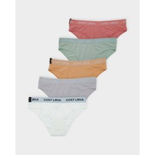 GOST LİRİA Eva Slip Külot 5 Li Paket - Çok Renkli