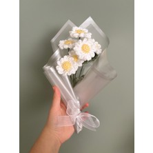 Lavinia Center El Örgüsü Solmayan Papatya Buketi