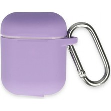 Marsilyan Airpods 2 (2.nesil) Hang Kılıf - Lila