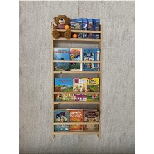 Ahsap Craft Montessori Kitaplık Ahşap Eğitici Çocuk Kitaplığı