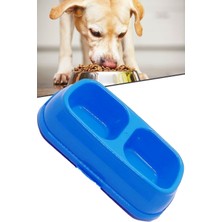 EkoAlışverişDünyam Kedi - Köpek Mama ve Su Kabı 2 Bölmeli  Büyük Boy