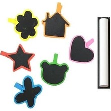 EkoAlışverişDünyam Ahşap Yazı Tahtalı Mandal Seti