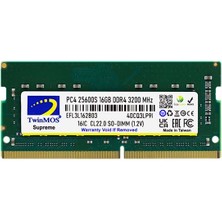 16 GB Ddr4 3200MHZ Twinmos 1.2V Nb MDD416GB3200N