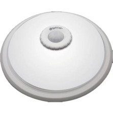 abnturk Slım Trend Sensörlü Sac Taban ve  Soft Camlı Ledli Sarjlı Tavan Armatürü IP20 Beyaz