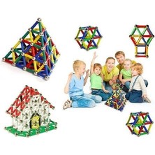 EkoAlışverişDünyam Magnastix 259 Parça Manyetik LEGO Seti