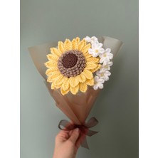 Lavinia Center El Yapımı Solmayan Ayçiçeği Buketi