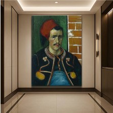 Limitless Design Vincent Van Gogh Zuavlı Asker Portresi Kanvas Tablo Sanat Tablosu Klasik Ressam Tablosu