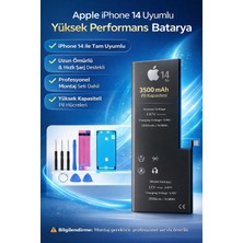 Akfa Apple iPhone 14 Batarya | Yüksek Kapasiteli Pil | Uzun Ömürlü & Hızlı Şarj Uyumlu