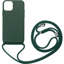 Subutu iPhone 12 Pro Uyumlu Sbt Ropi Kapak-Koyu Yeşil