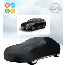 AUTOES Fiat Egea Cross 2023 Model Branda Araba Brandası Oto Branda Siyah