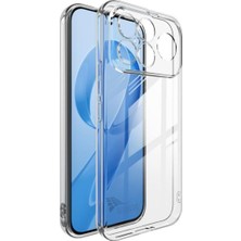 HANPORIUM Redmi K90 Pro Max Uyumlu Silikon Kılıf - Darbe Emici Kamera Korumalı Esnek Kapak - Şeffaf