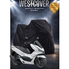WestCover Siyah Honda Pcx 125  Uyumlu Motor Çadırı,motosiklet Brandası