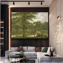 Limitless Design Jacob Van Ruisdael Ağaçlık Park Doğa Manzarası Kanvas Tablo Sanat Tablosu Klasik Ressam Tablosu
